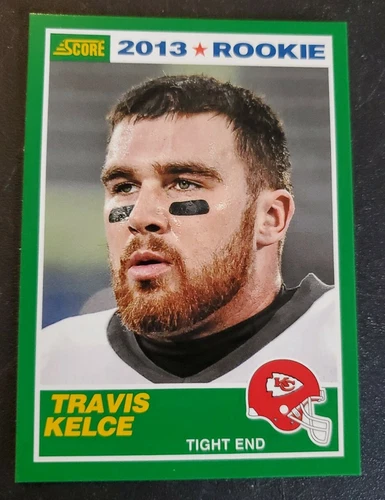 2013 TRAVIS KELCE PANINI SCORE TE #413 KANSAS CITY CHIEFS SUPER BOWL CHAMPS RC