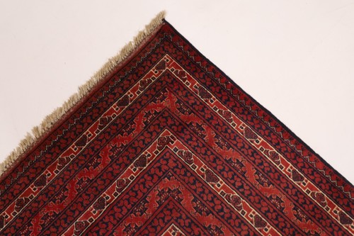 7 x 10 ft Bokhara Red Area Rug Afghan Hand Knotted Bedroom Rug living Room Rug - Picture 5 of 13