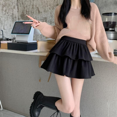 ★MISEKI SEOUL★ LAYERED CHITON MINI SKIRT 미세키서울