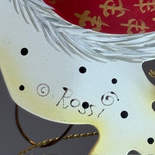 Karen Rossi Silvestri Christmas Ornament Fanciful Flights Metal Dalmatian Dog - Picture 3 of 3