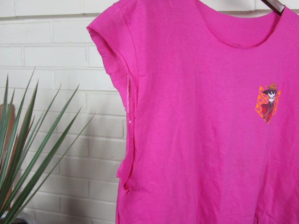 VTG 80s Powell Peralta  Kevin Harris Crop (L) SKATEBOARD SHIRT THRASHER HookUps  - Image 4 of 4