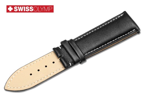 For APPLE WATCH 4 5 6 7 8 9 10 BLACK Genuine Leather Strap Band Bracelet Buckle - Picture 7 of 8