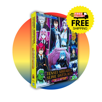 New DVD Tensei Shitara Slime Datta Ken Season 1+2 +Tensura Nikki + 5 OVA Eng Dub