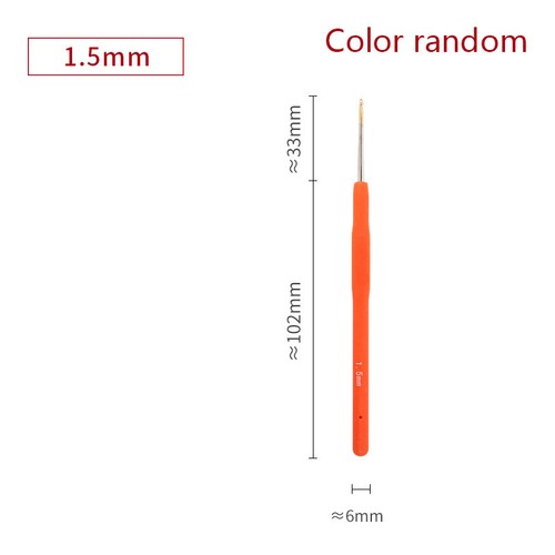 1pc Crochet Hook Sizes 0.5-10mm - Craft Knitting Yarn Needles Wire Crochet Hooks - Bild 23 von 34