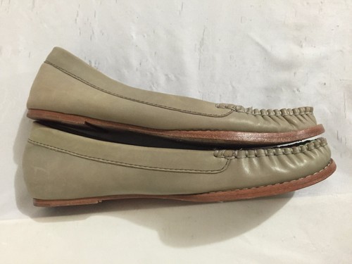 Mocasines Ella Moss planos cuero topo y púrpura, aguamarina y amarillo talla 6,5 - Imagen 8 de 10