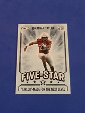 2020 Jonathan Taylor Rookie Rc Sage Hit #42 Premier Draft Five-Star 