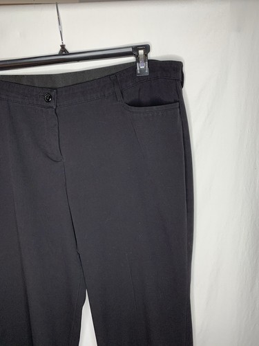 Tighter Tummy Technology Dress Pants Women’s 20 Average Black High Rise Slimming - Picture 3 of 12