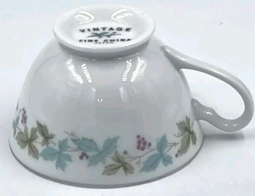 Vintage Fine China of Japan #6701 Pattern Grapevine CUP & SAUCER Replacement - Picture 6 of 11