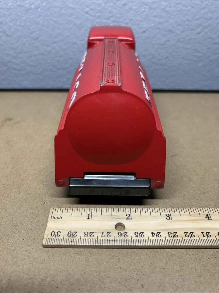 Banco de camión vintage años 90 Ertl Die Cast Texaco Gas Company 1949 cabina inclinable blanca fuera de stock Foto 4 de 4