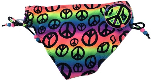 2pc Justice Reversible Bikini Swimsuit Bathing Suit Size 14 NWT - Picture 6 of 7