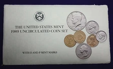 1989 MINT SET AS ISSUED BY U.S. UNCIRCULATED
