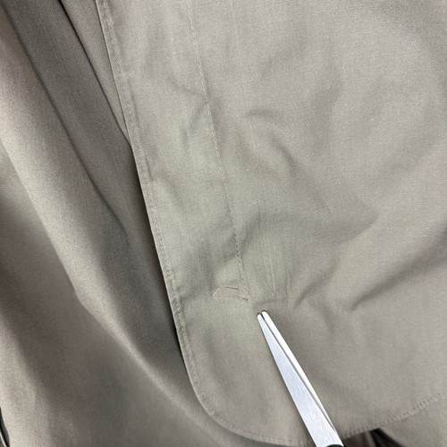 VTG Christian Dior Monsieur Trench Coat Men 40R Wool Lined Belted Union Made USA - Picture 19 of 22