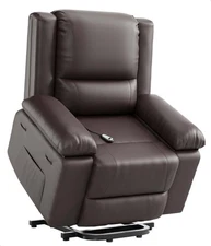 PU Leather Electric Power Lift Chair Recliner Massage Chair With Remote Control