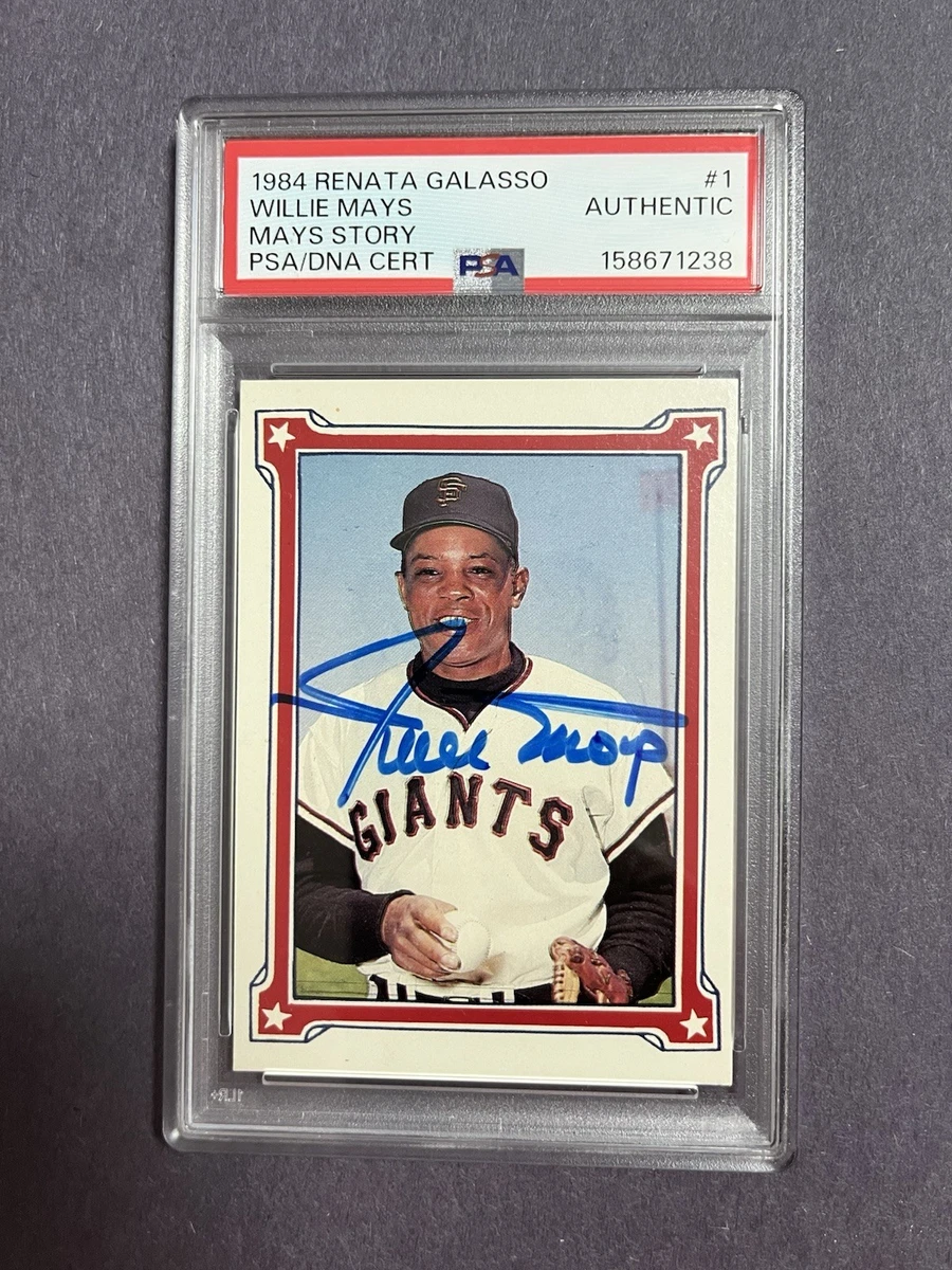 Willie Mays Autograph Baseball Trading Cards for sale | eBay