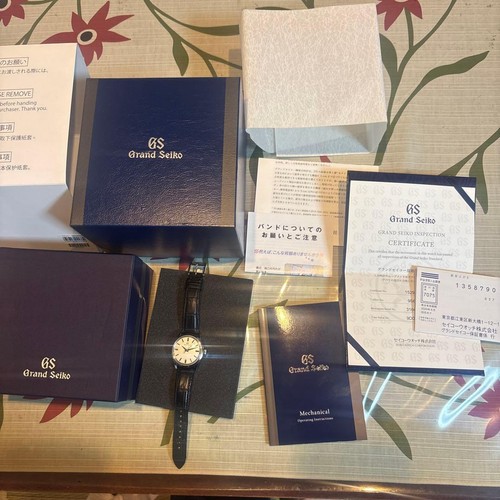 Near Mint / Grand Seiko SBGW231 Manual Wind White Dial Box Papers USED