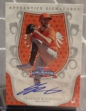 Grayson Rodriguez Auto 2024 Panini Crusade 🔥 Orioles to Angels