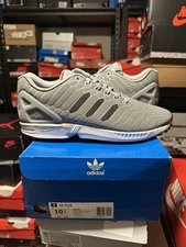 Size 10.5 1 Adidas ZX Flux Xeno Silver (2015) B24442 Brand New
