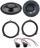 Dietz 85Watt 16,5Cm 2-Wege Lautsprecher FüR Ford Fiesta Kuga Galaxy HecktüR Auto