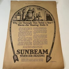 The Fox Furnace Company Sunbeam Warm-Air Heating Elyria OH 1923 Article SV27-3