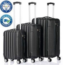 ABS 3-teiliges Reisegep&auml;ck Set Handgep&auml;ck Trolley Koffer 20 24 28 Zoll