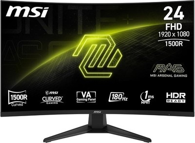 MSI MAG 244CDE Full-HD VA Curved Gaming Monitor (24'') 180Hz 1ms - NEU