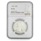 1940 Proof Walking Liberty Half Dollar 50c Silver US Coin NGC Graded PF66 C802-5