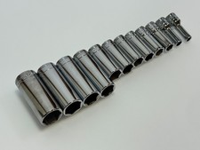 New Sk Tools Usa 12pc Metric 6-20mm Deep Socket Set 38 Drive 6 Point New Sk Tools Usa 12pc Metric 6-20mm Deep Socket Set 38 Drive 6 Point