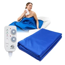 EcoSapiens Electric Heating Blanket, Fast Fat Burn, Detox, Relax. Weight Loss
