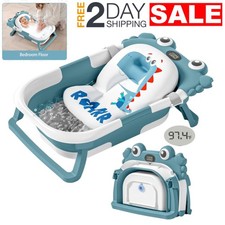 Ba era Azul Port til Plegable Para Bebe Ni o Recien Bacidos Tina De Ba ar Regalo