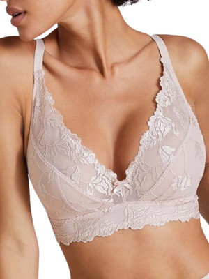 S (10) Aubade Softessence Bralette Bra Triangle Bras Padded Embroidered Luxury