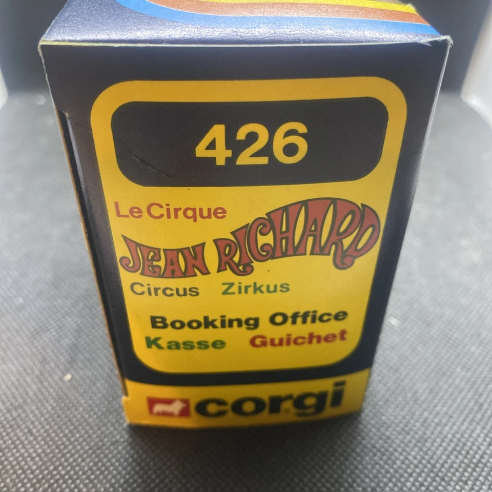 Corgi 426 Pinder Jean Richard Circus Booking Office Van Boxed Vintage Chevrolet - Image 4 of 4