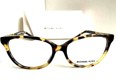 New MICHAEL KORS MK42919 51mm 51-15-135 Brown Cat Eye  display picture 3