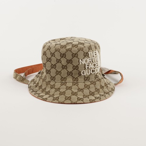 Gucci Reversible Bucket Hat S Size 672151 95215563 - Picture 5 of 9
