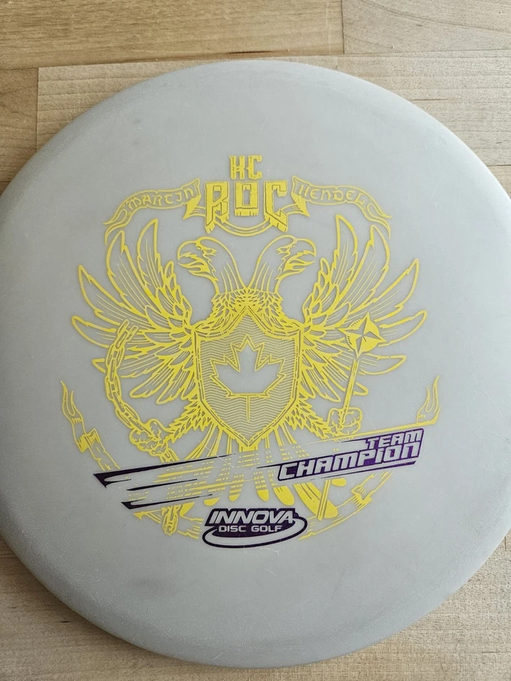 Used RARE Innova 2020 Martin Hendel Tour Series Glow KC PRO Roc Inked 179g Pat# - Image 2 of 4