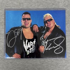 Nasty Boys WWF Wrestling Signed 8x10 Promo Photo Auto Jerry Sags/Brian Knobbs