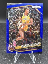 2025 Prizm WNBA Rickea Jackson Blue Velocity Prizm Los Angeles Sparks #118