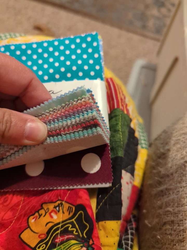 Moda's Dottie Charm Pack Polka Dot Cotton Fabric (42-5" Squares, OOP) - Image 3 of 4