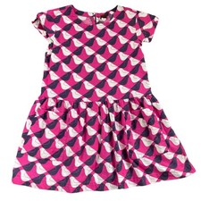 Tea Girls Dress with Pockets Size 6, Bird Print