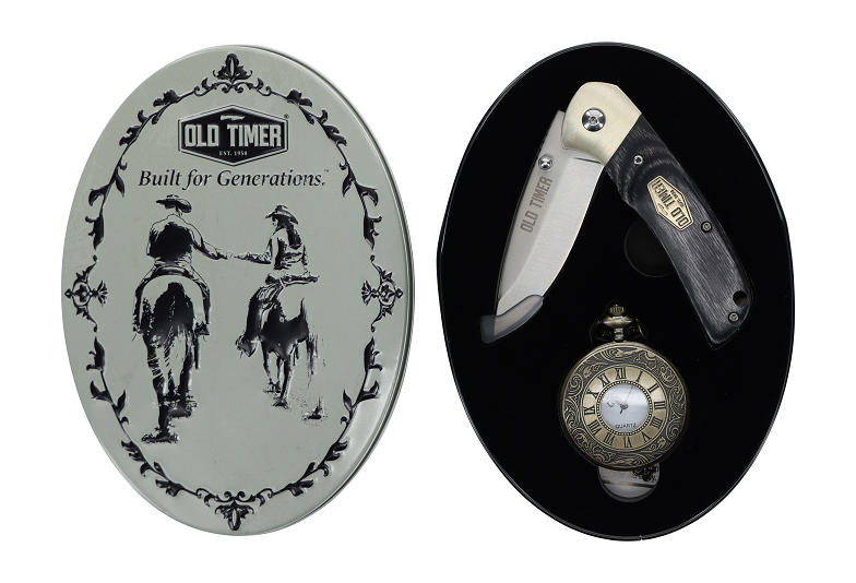 Old Timer 1227062 Folder/Pocket Watch Combo Gift Tin 2025 | eBay