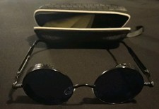 Steampunk Style Round Vintage Sunglasses Trendy Retro Metal Frame Shades Eyewear
