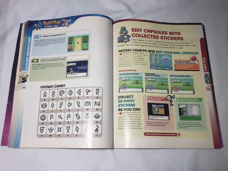 Pokemon Diamond and Pearl Version 1 Prima Strategy Guide No Poster - Image 3 of 4