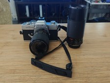Minolta SRT 202 35mm SLR With Two Lenses For Parts Only