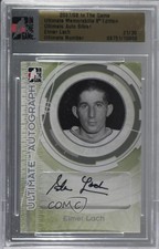 2007 ITG Ultimate Memorabilia 8th Edition Silver 21/30 Elmer Lach Auto HOF l7u