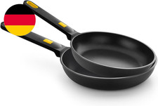 BRA Daily Pro | Set Mit 2 Bratpfannen 20-26 Cm, Geschmiedetes Aluminium Mit Anti