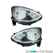 Scheinwerfer Depo schwarz H4 SET passt für Nissan Micra IV K13 ab 13-17