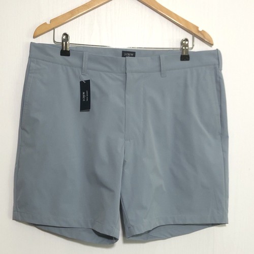 J Crew Tech Shorts Mens Size 34 Blue Gray 7" Stretch UPF 50 Moisture Wicking New - Picture 3 of 12