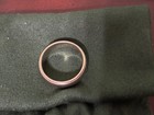 Ladies Half-Round Ring Band - Made in 14k White Gold — photo 2