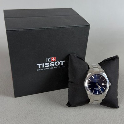 Tissot Gentleman Powermatic 80 Silicium Armband Uhr Blau 40 mm 2023