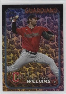 2024 Topps Series 1 Eggs Gavin Williams #242 Rookie RC