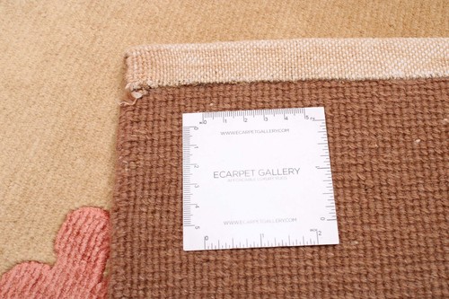 Traditional Hand Knotted Area Rug 3'9" x 5'9" Wool Carpet - Picture 9 of 9